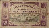 Belgium 10 Centimes Banknote -