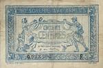 Frankreich 50 Centimes Banknote, Trésorerie aux armées, Treasury army Type -