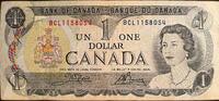 Kanada Banknote 1 Dollar 1973 II+