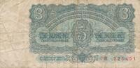 Tschechoslowakei 3 Korun -