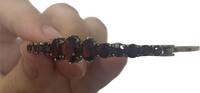 Goldschmuck Granatschmuck 8K, 333er Gold Armreif Granat Granatarmreif -