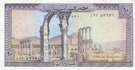 Libanon 10 Livres 1986 II 4,00 EUR prix TTC + 6,00 EUR frais d'envoi