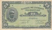Französisch Westafrika / French West Africa 25 Francs -