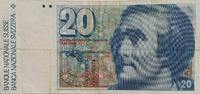 Schweiz 20 Franken Banknote -