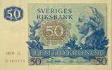 Sweden,Schweden 50 Kronor Banknote, Gustav III. -