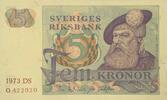 Sweden,Schweden 5 Kronor Banknote -