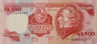 Uruguay 500 Pesos Banknote Serie C -