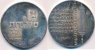 Israel 10 Lirot Silbermünze, 25 Jahre Staat Israel -