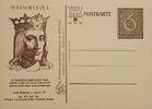 Drittes Reich Deutschland AK Propaganda 2. Weltkrieg Ganzsache/ Ansichtskarte, Postkarte, Heinrich I., Nach Widukind v. Corvey 967 -