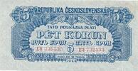 Tschechoslowakei Czechoslovakia 5 Korun Specimen -