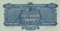 Tschechoslowakei Czechoslovakia 1000 Korun specimen -