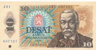 Tschechoslowakei Czechoslovakia 10 Korun -
