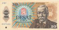 Tschechoslowakei Czechoslovakia 10 Korun -