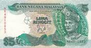 Malaysia 5 Ringgit 1989 Geldschein Banknote Lima Ringgit II 8,00 EUR prix TTC + 6,00 EUR frais d'envoi