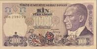Türkei 1000 Lira Banknote Geldschein -