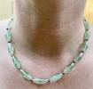 Collier und Armband aus Jade 375er Gold Schließe -