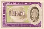 Frankreich 1 Franc Bon de Solidarité, Gefangenlager -