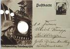 Deutschland, Drittes Reich, 2. Weltkrieg AK Ganzsache, Postkarte, Propaganda Reichsparteitag Nürnberg, Würtingen -