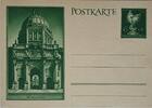 Deutschland, Drittes Reich, 2. Weltkrieg AK Ansichtskarte, Postkarte, Ganzsache Eingang zum Schlossmuseum in Berlin mit 6+4 Pf. Marke -