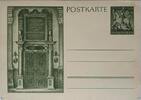 Deutschland, Drittes Reich, 2. Weltkrieg AK Ansichtskarte, Postkarte, Ganzsache Eingang zur Reichen Kapelle der Münchener Residenz mit 6+4 Pf. Marke -