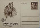 Deutschland, Drittes Reich, 2. Weltkrieg AK Ansichtskarte, Postkarte, Ganzsache Winterhilfswerk des Deutschen Volkes Oktober, mit 6+4 Pfg, Propaganda -