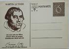 Deutschland, Drittes Reich, 2. Weltkrieg AK Propaganda, Postkarte, Ganzsache Winterhilfswerk, Martin Luther mit 6+4 Pfg -