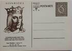 Deutschland, Drittes Reich, 2. Weltkrieg AK Propaganda, Postkarte, Ganzsache Winterhilfswerk, Heinrich I. mit 6+4 Pfg -