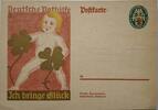 Deutschland, Drittes Reich, 2. Weltkrieg AK Propaganda, Postkarte, Ganzsache Ansichtskarte, Deutsche Nothilfe, Ich bringe Glück -