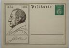 Deutschland, Drittes Reich, 2. Weltkrieg AK Ansichtskarte, Postkarte, Ganzsache Goethe, 6 Pfg. -