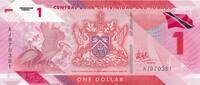 Trinidad & Tobago 1 Dollar Banknote, Polymer -
