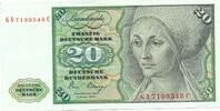 Deutschland BRD 20 Deutsche Mark Bundesbanknote GN/C -