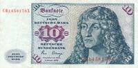 Deutschland BRD 10 Deutsche Mark DM Bundesbanknote CQ/X -