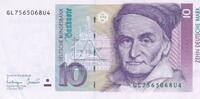 Deutschland BRD 10 Deutsche Mark DM Bundesbanknote GL/U -