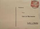 Deutschland Drittes Reich AK Ansichstkarte Postkarte Firma List&Herrmann Lahr i. Baden, von Öflingen -