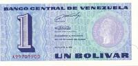 Venezuela 1 Bolivar Banknote -