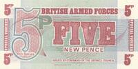 Großbritannien 5 nie Pence Geldschein -