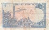 Pakistan 1 Rupie Rupee Banknote -