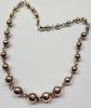 Kurze 925er Silber Kette Collier Silbercollier Silberkette mit Kugeln -