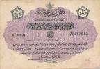 Türkei 20 Piastres 20 Kuruş Mehmed Reşad AH 1332 Serie A violett Osmanisches Reich Osmanen Türkiye -