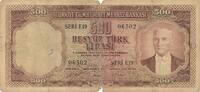 Türkei Türkiye 500 Türk Lira Lirasi Besyüz Türk lirasi Türkiye Cumhuriyeti Kemal Atatürk 1930 -