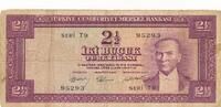 Türkei Türkiye 2 1/2 Lira Türk Lirasi Iki Bucuk Türk lirasi Türkiye Cumhuriyeti Kemal Atatürk 1930 -
