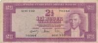 Türkei Türkiye 2 1/2 Lira Türk Lirasi Iki Bucuk Türk lirasi Türkiye Cumhuriyeti Kemal Atatürk 1930 -