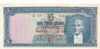 Türkei Türkiye 5 Lira Türk Lirasi Bes Türk lirasi Türkiye Cumhuriyeti Kemal Atatürk 1930 -