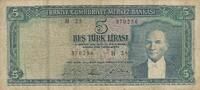 Türkei Türkiye 5 Türk Lira Lirasi Bes Türk lirasi Türkiye Cumhuriyeti Kemal Atatürk 1930 -