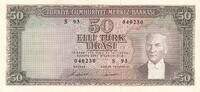 Türkei Türkiye 50 Türk Lira Lirasi Elli Türk lirasi Türkiye Cumhuriyeti Kemal Atatürk 1930 -