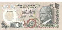 Türkei Türkiye 100 Türk Lira Lirasi Yüz Türk lirasi Türkiye Cumhuriyeti Kemal Atatürk 1970 -