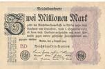 Deutsches Reich Deutschland, Weimarer Republik Reichsbanknote mit antisemitischer Propaganda Propagandanote Maria Reichsmark auf 2 Millionen Mark -