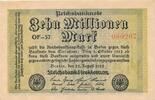 Deutschland Weimarer Republik 3. Reich Reichsbanknote mit antisemitischer Propaganda Propagandanote Maria Reichsmark auf 10 Millionen Mark -