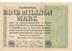 Deutschland Weimarer Republik 3. Reich Reichsbanknote mit antisemitischer Propaganda Propagandanote Maria Reichsmark auf 1 Million Mark -