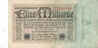 Deutsches Reich Deutschland, Weimarer Republik Reichsbanknote mit antisemitischer Propaganda Propagandanote Maria Reichsmark auf 1 Milliarde Mark -